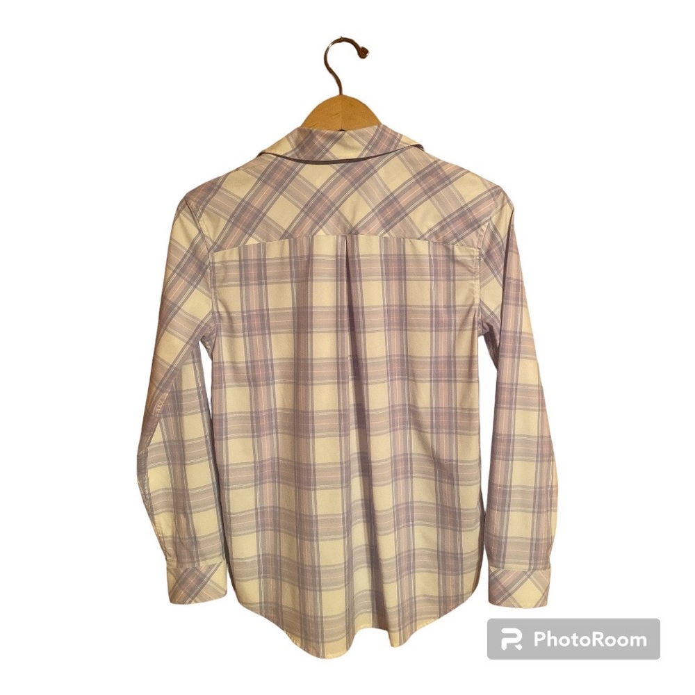 Southern Tide Blue & Purple Plaid Women’s Fishing Shirt Women’s Size Small - Picture 4 of 6